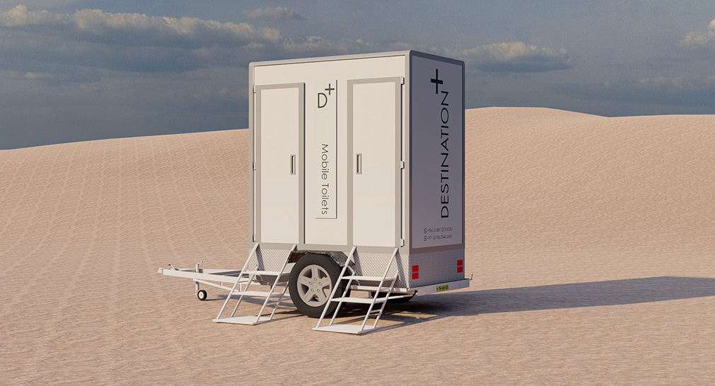 Portable Toilet Trailer by Destination Plus