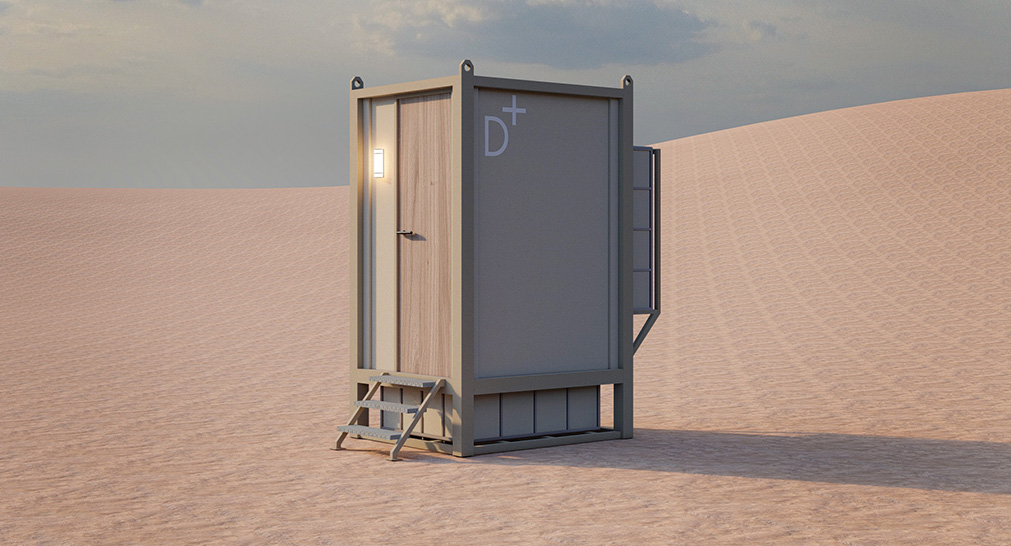 Portable Single Toilet by Destination Plus
